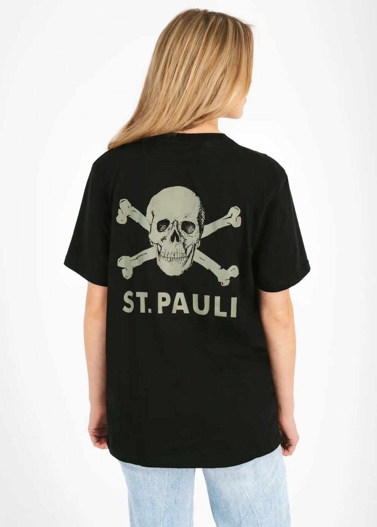 T-Shirt "Black / Olive" schwarz