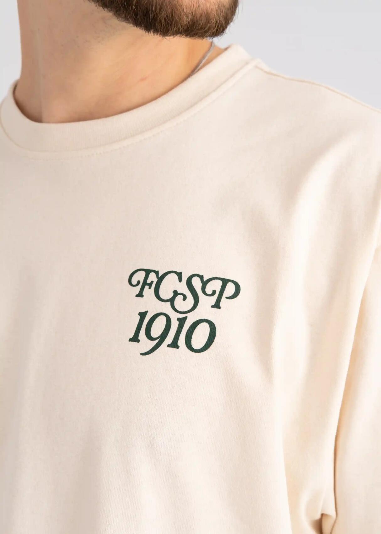 T-shirt "Fussball Club 1910" creme