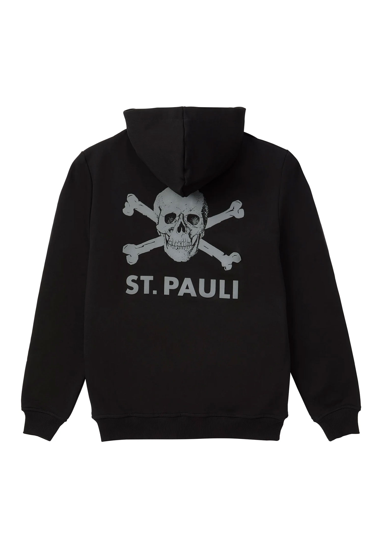 Puma FC St. Pauli Casuals jack met capuchon, Grijs/Rood 778732 06 Puma FC St. Pauli Casuals jack met capuchon, Grijs/Rood 778732 06