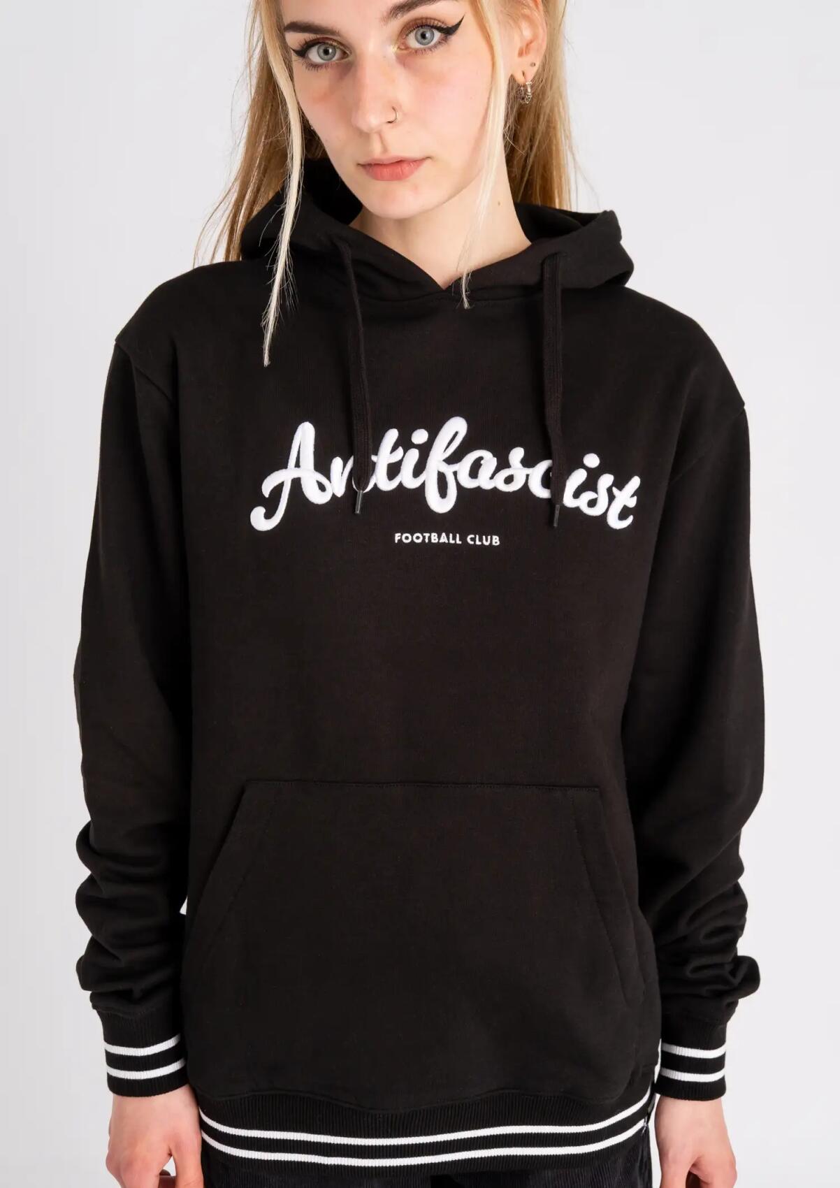Kapuzenpullover "Antifascist Script"