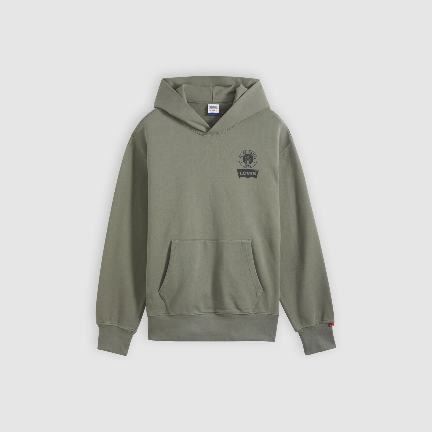 FC St. Pauli x Levi’s Kapuzenpullover Millerntor Olive