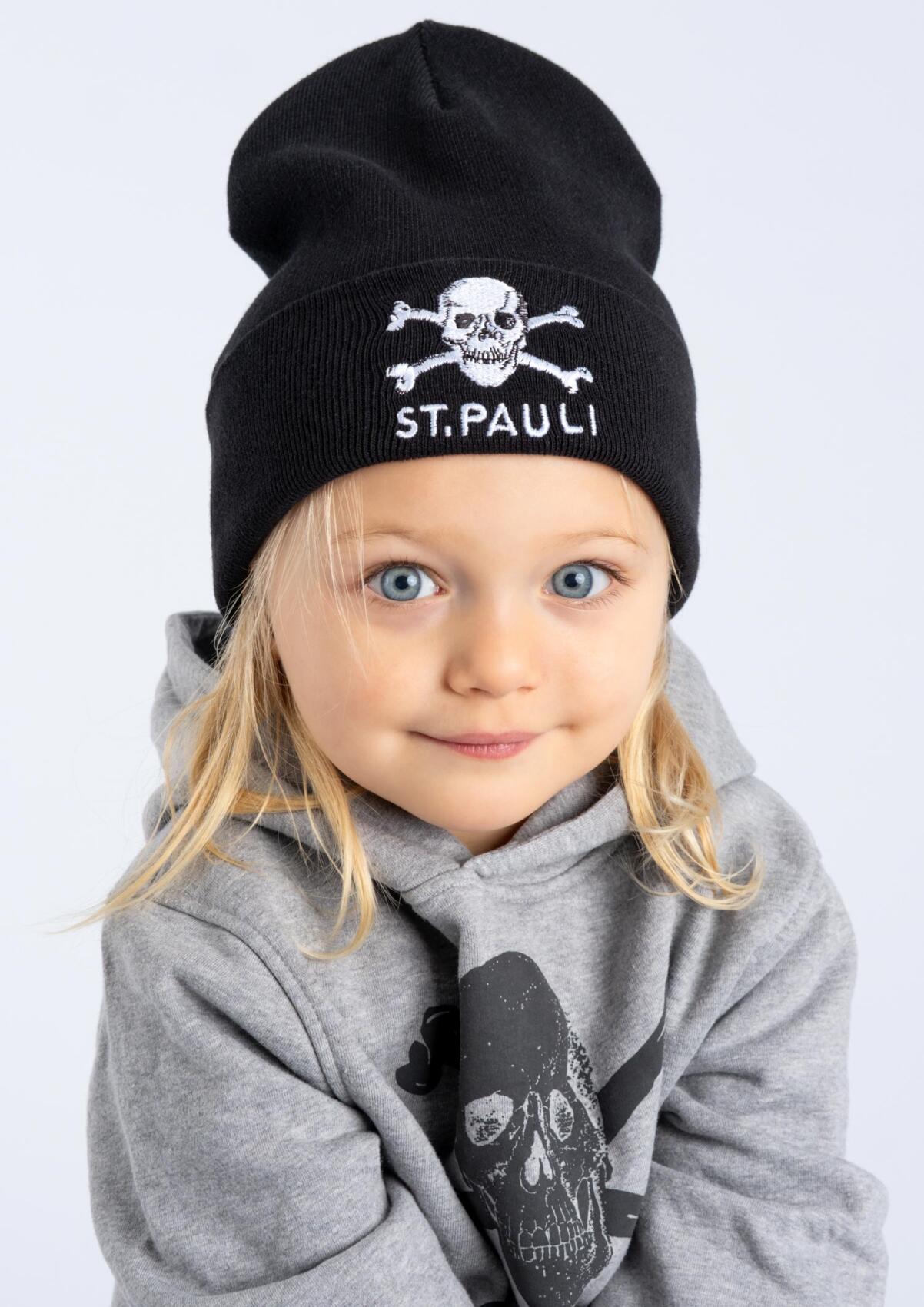 Kindermütze Totenkopf