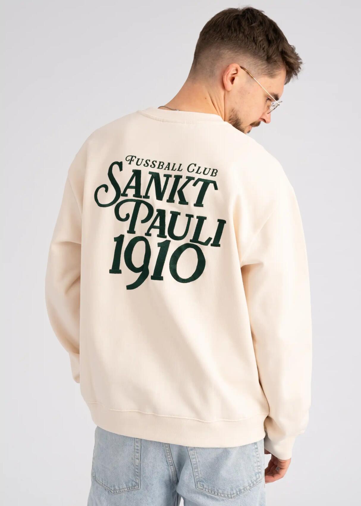 Sweater "Fussball Club 1910" creme