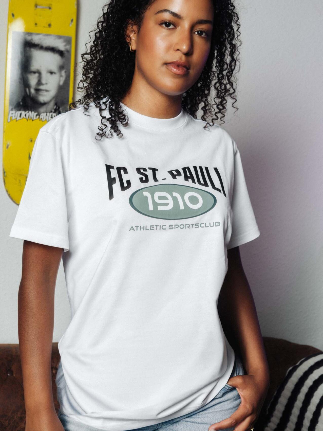 T-Shirt "90s Brit Pop weiss"