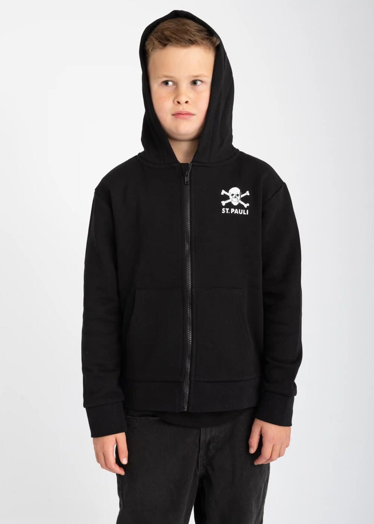 Kinder Kapuzenjacke Totenkopf