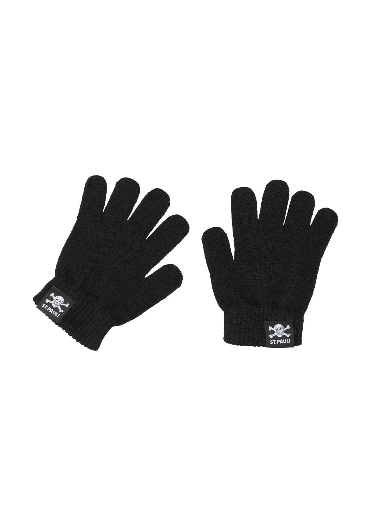 Kinder Mütze-Schal-Handschuhe-Set "Totenkopf"