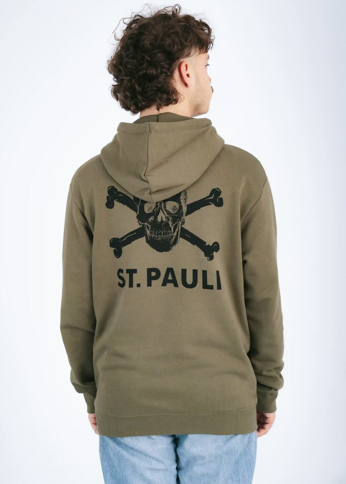 Kapuzenpullover "Black / Olive"