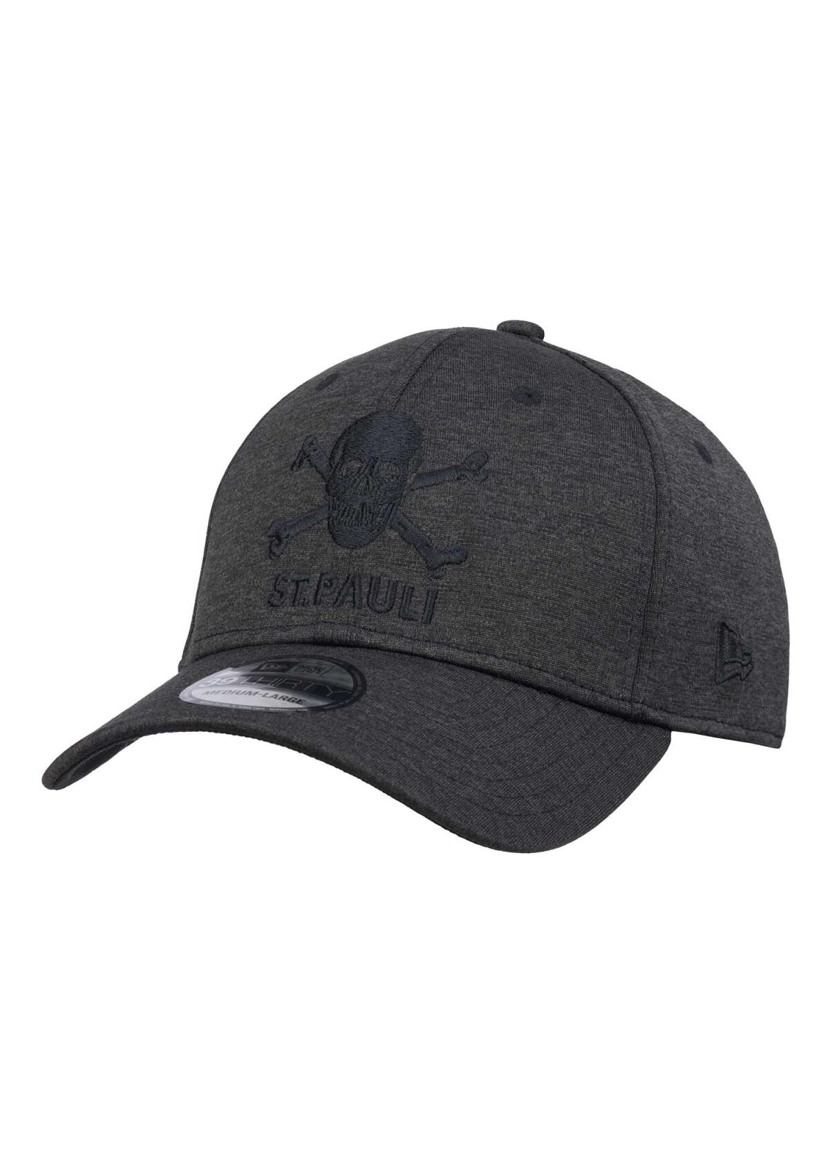 Kappe New Era 39thirty Stretch "Totenkopf Black"