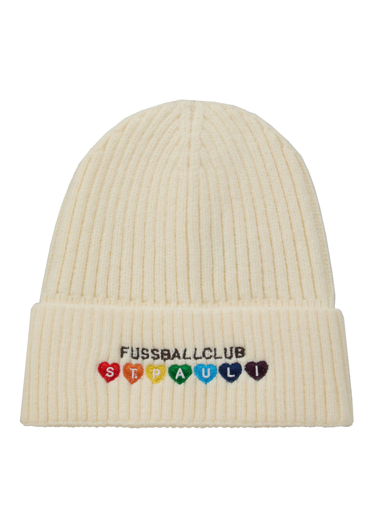 Mütze "Regenbogenherzen"