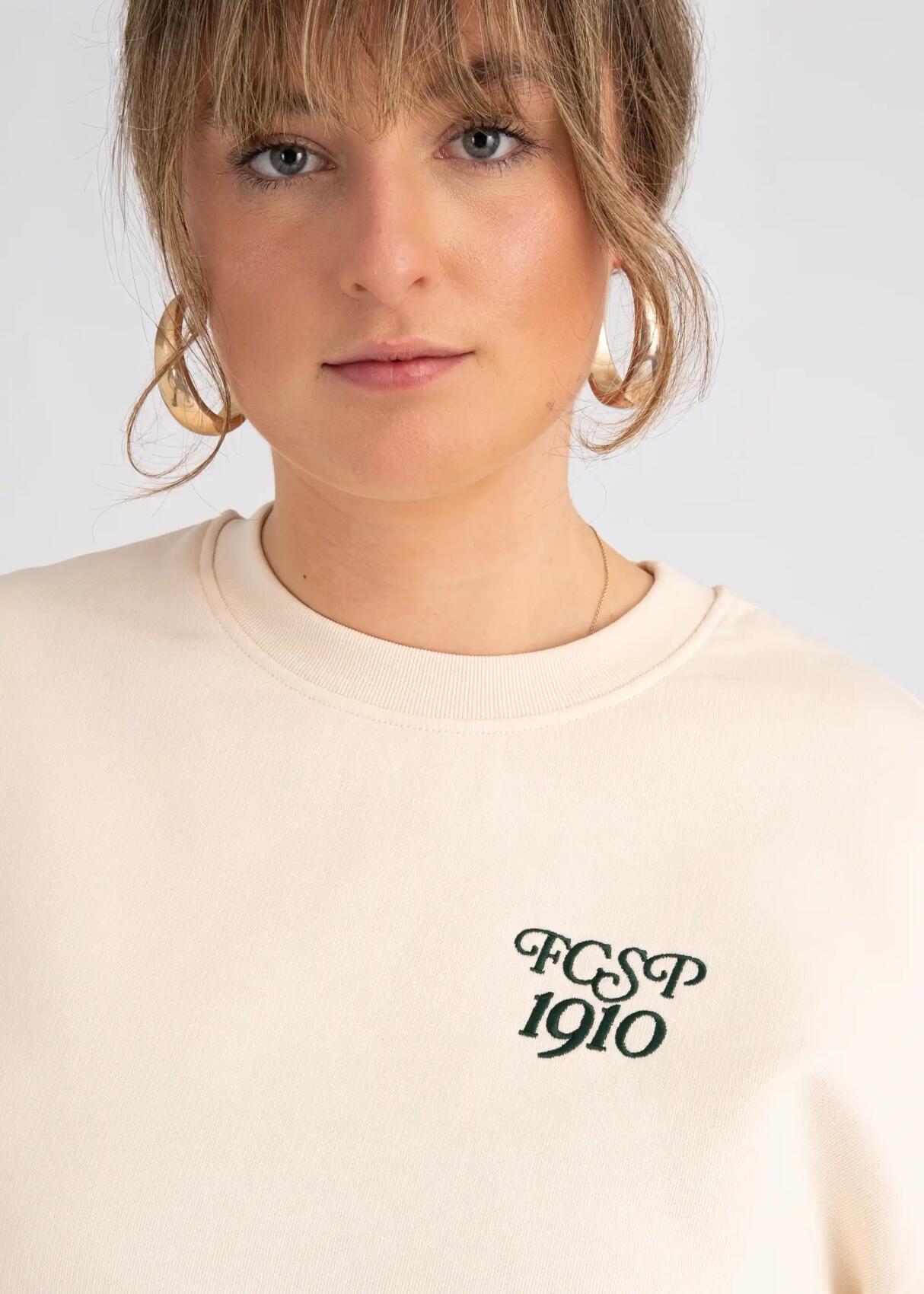 Sweater "Fussball Club 1910" creme