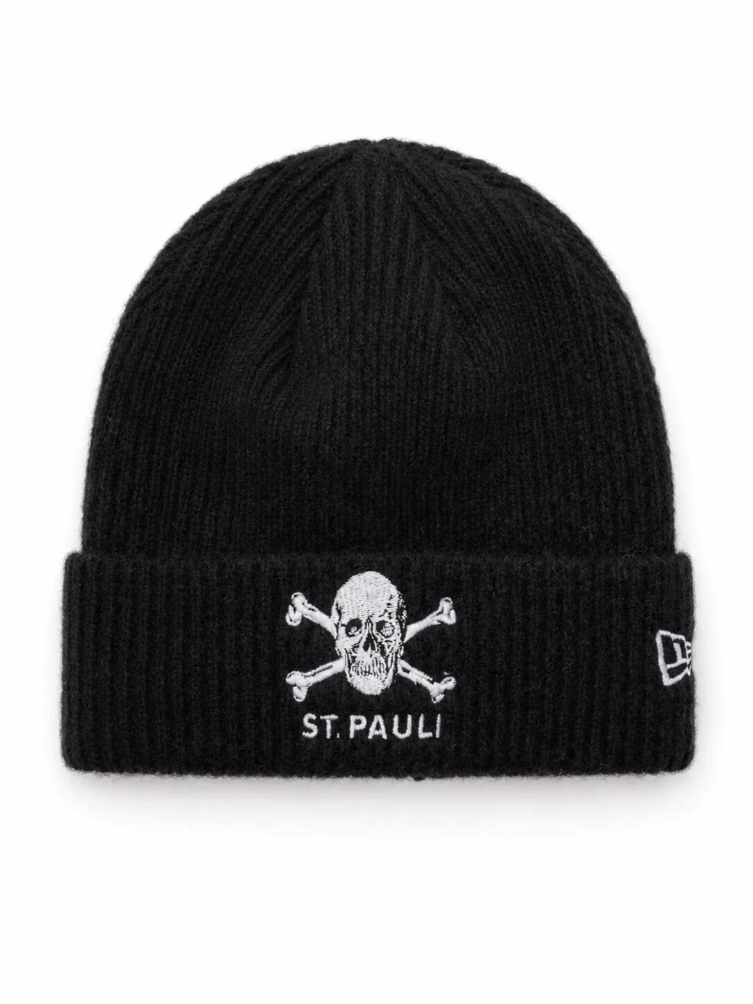 New Era Mütze Umschlag Totenkopf  schwarz