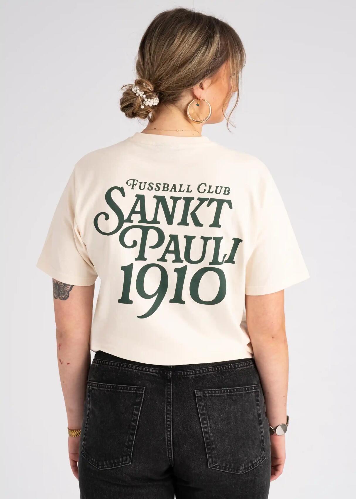 T-shirt "Fussball Club 1910" creme