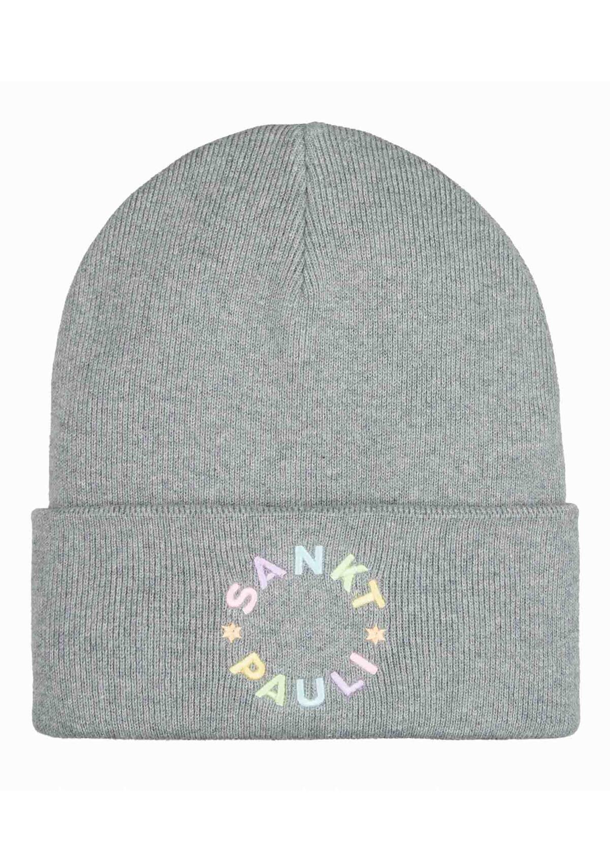 Mütze Rainbow Circle – Grey Melange