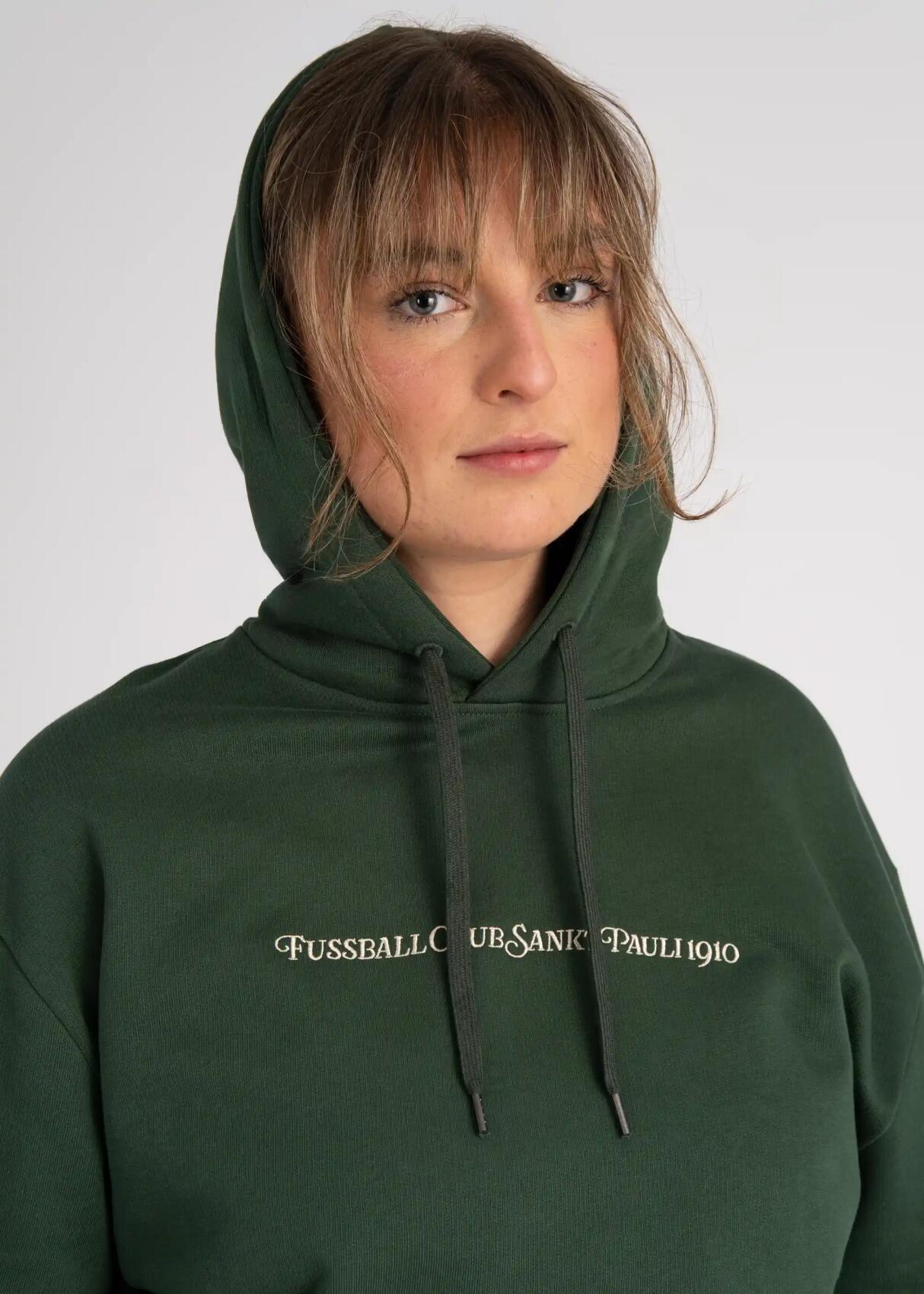 Kapuzenpullover "Fussball Club 1910" grün