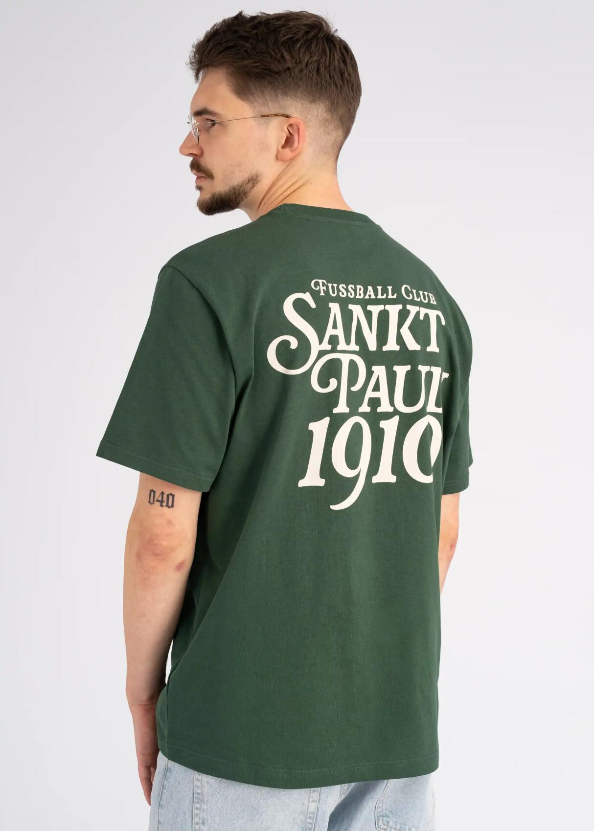 T-shirt "Fussball Club 1910" grün