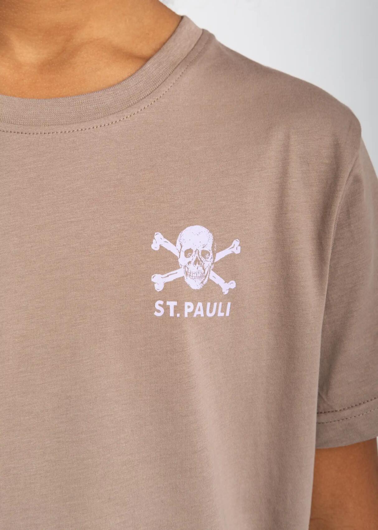 Kinder Tshirt "Allez Allez" hellbraun