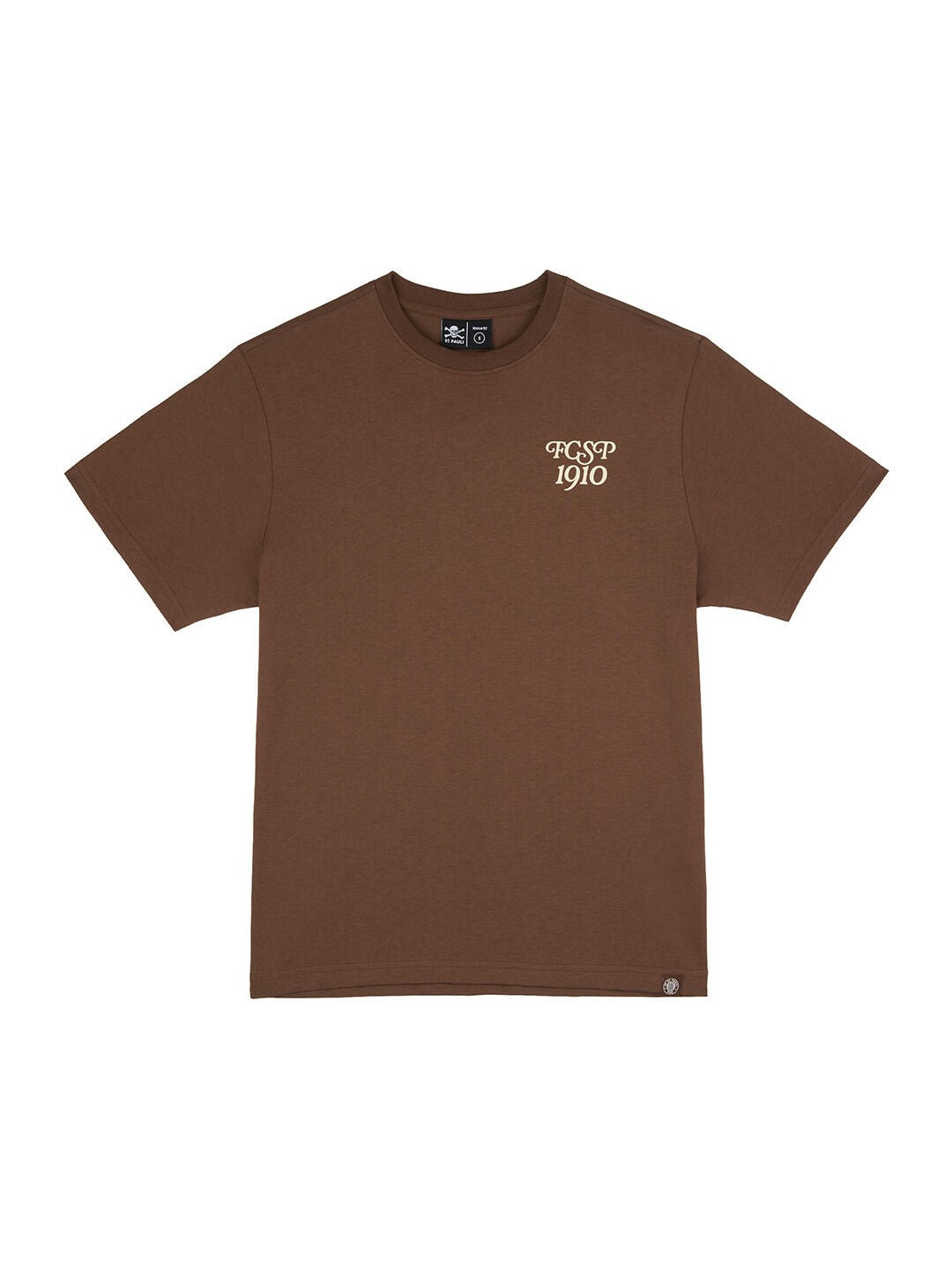 T-Shirt "Fussball Club 1910" braun