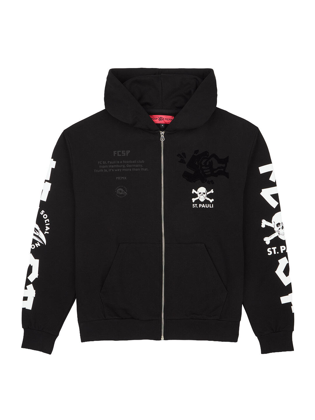 Kapuzenjacke "Jeff Staple x St. Pauli"