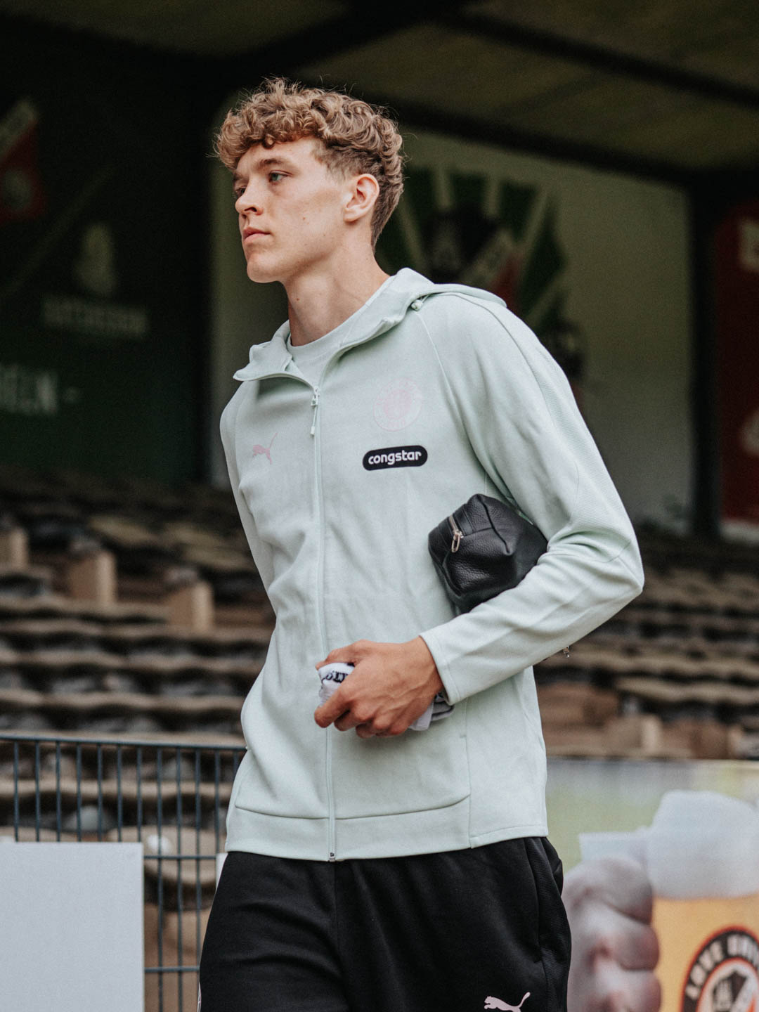  Puma - Kinder EVOSTRIPE Hooded Jacket mint 2026-27