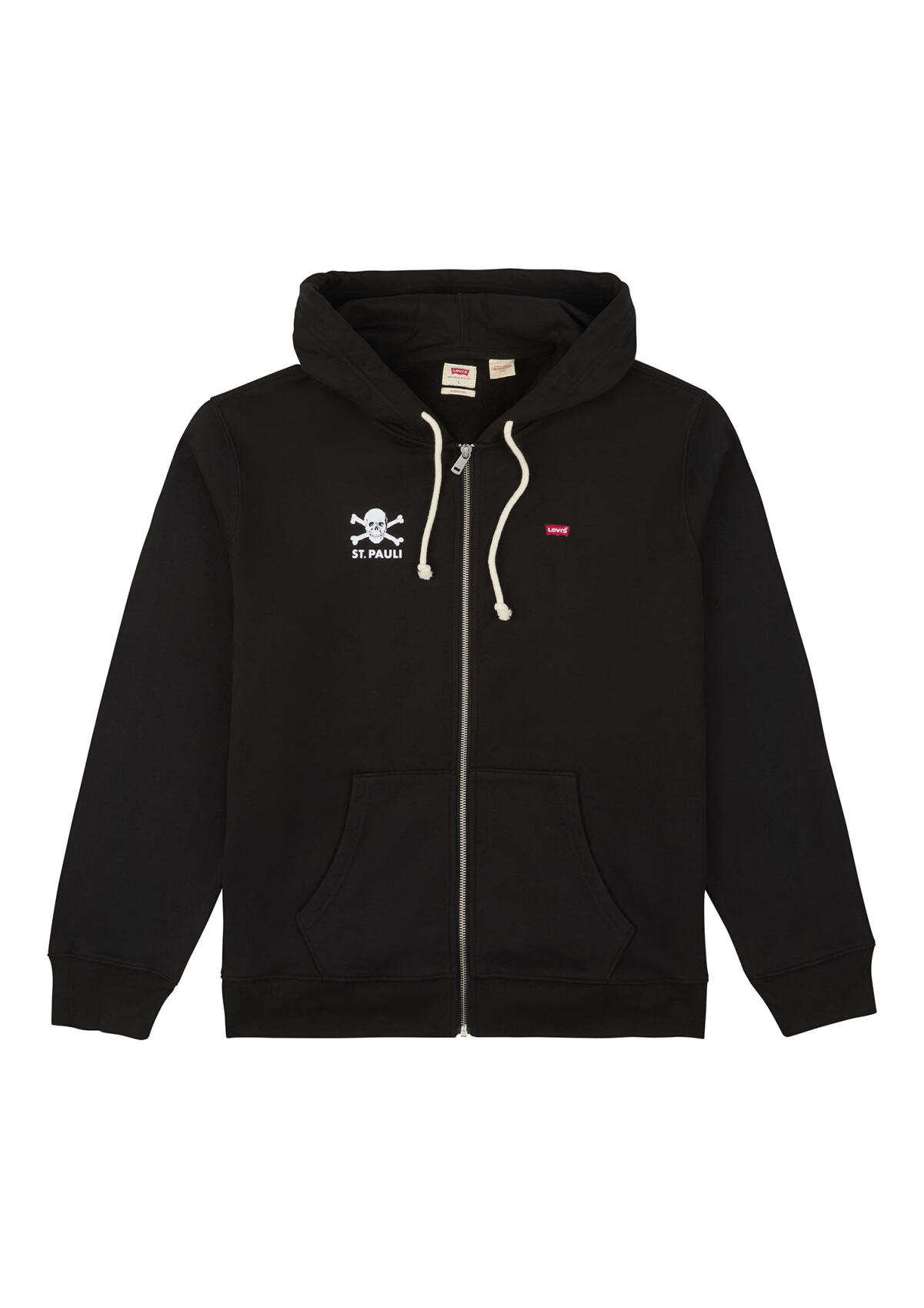 Levi's x FCSP Zip Hoodie Totenkopf schwarz