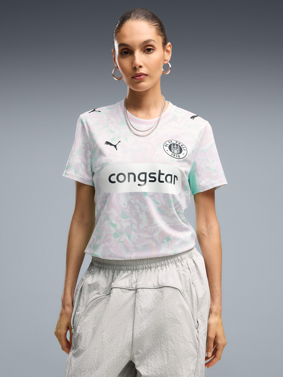 Puma - Trikot Drei tailliert pink 2026-27