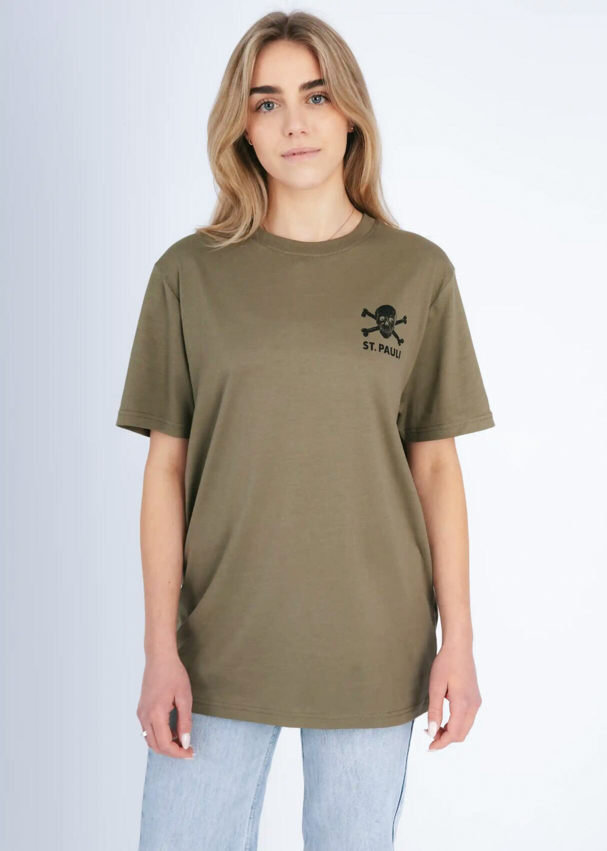 T-Shirt "Black / Olive" oliv
