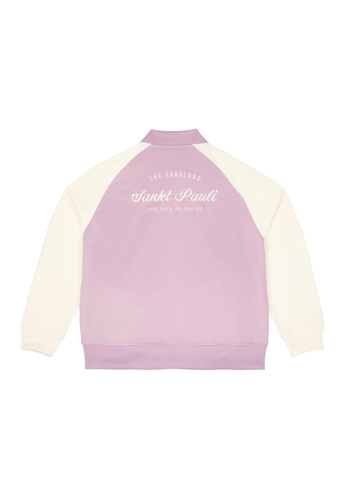 Trainingsjacke  "Classic flieder-weiss"