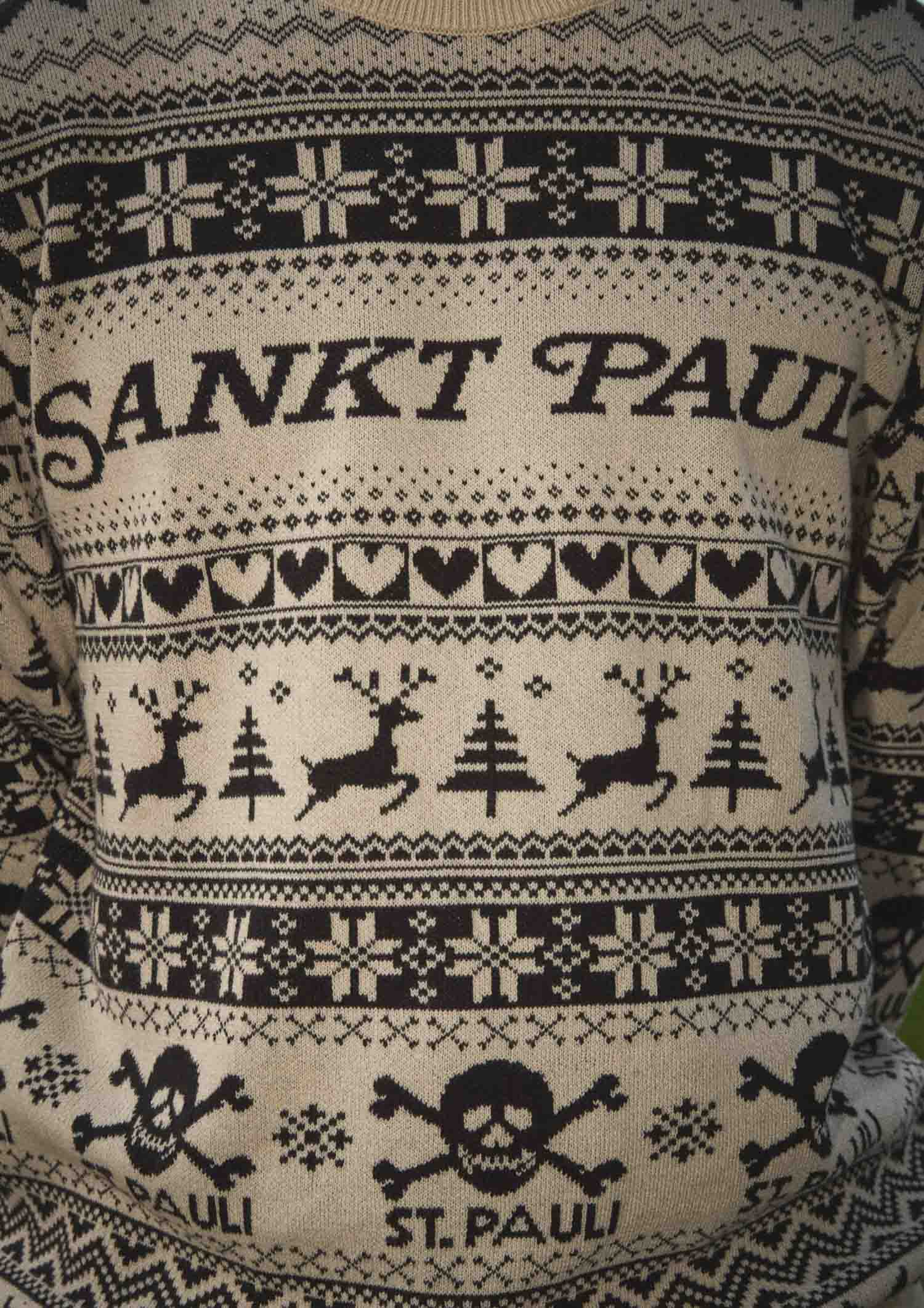 Weihnachtspullover - Totenkopf 2025