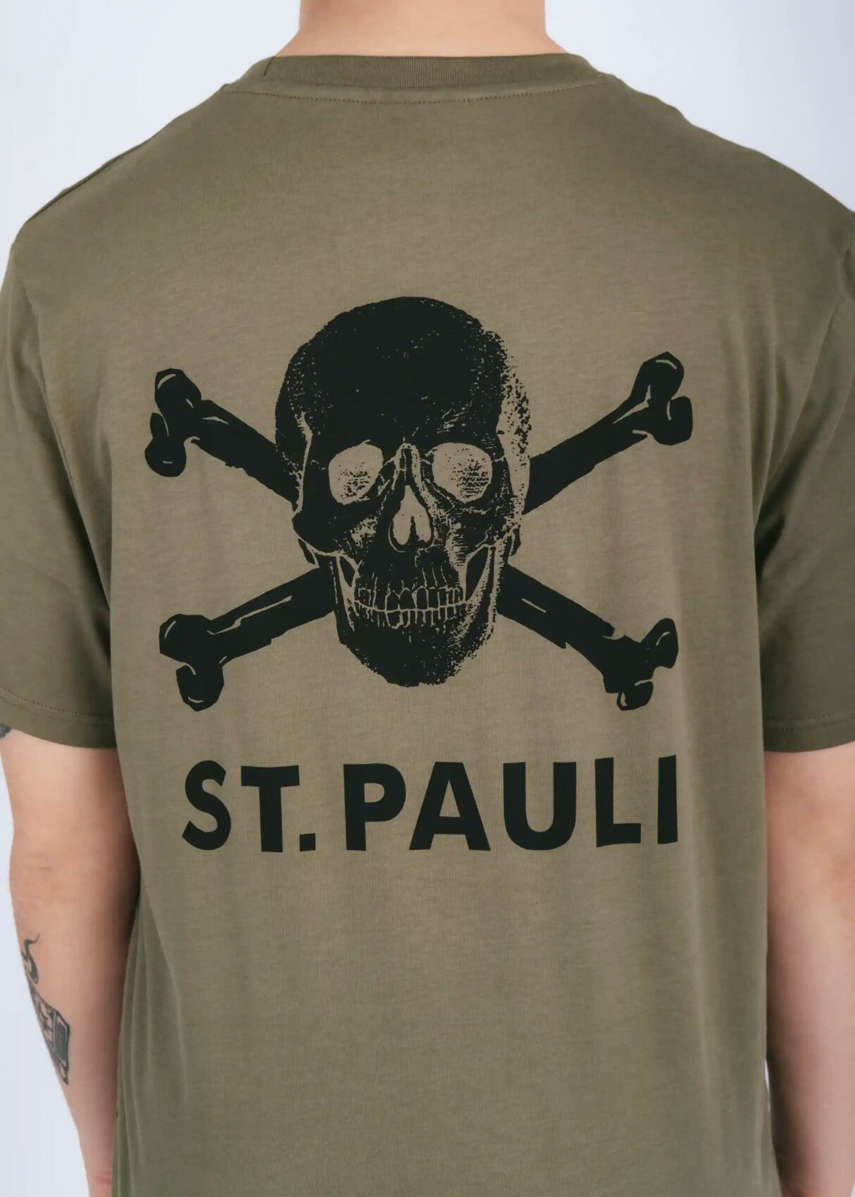 T-Shirt "Black / Olive" oliv