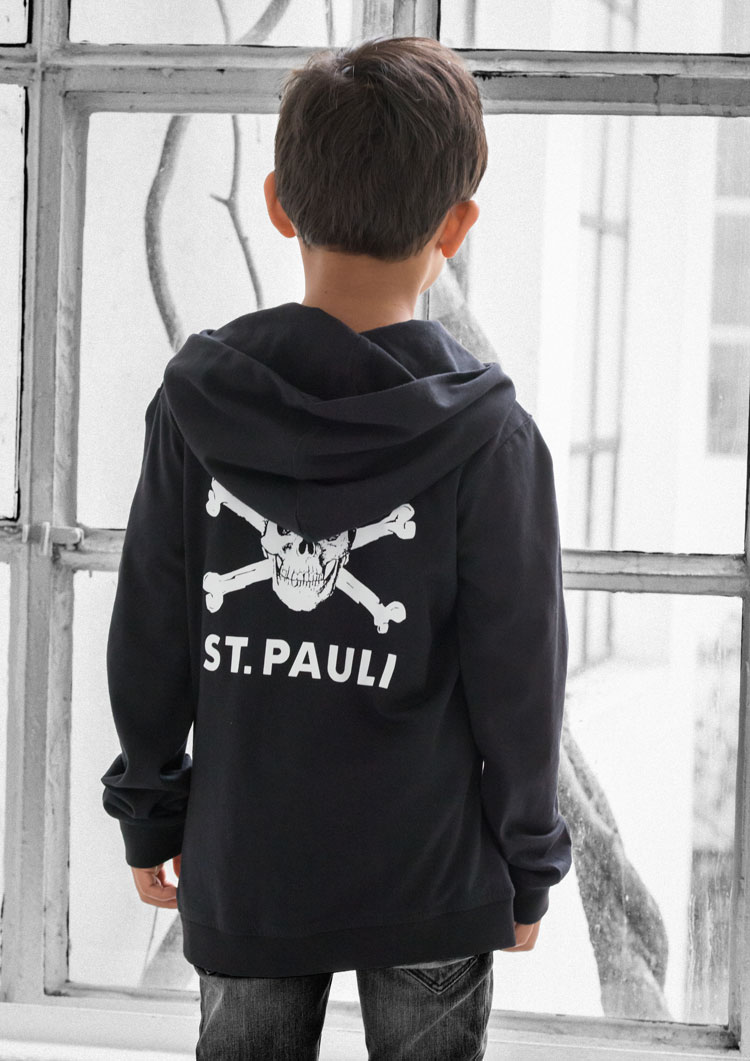 Kinder Kapuzenjacke Totenkopf