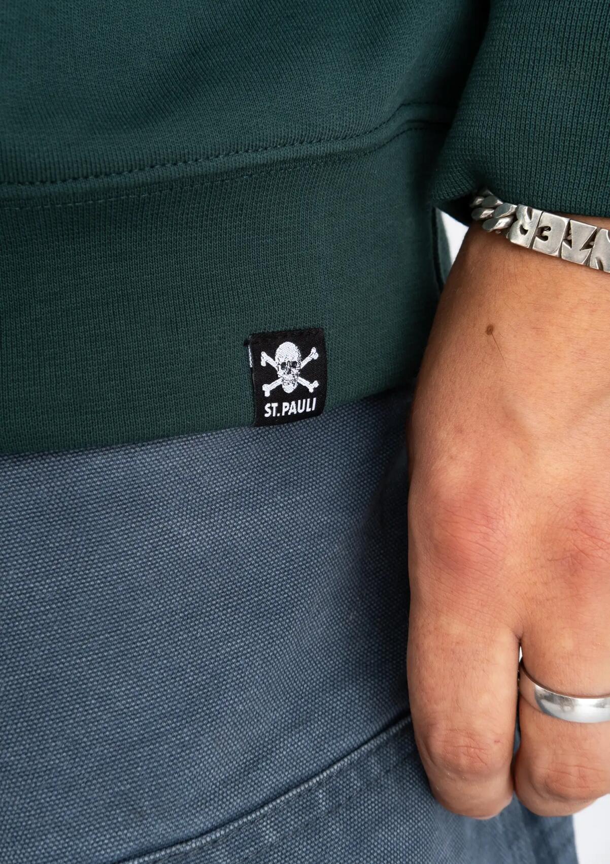 Zipped Sweater "SANKT PAULI 20359"