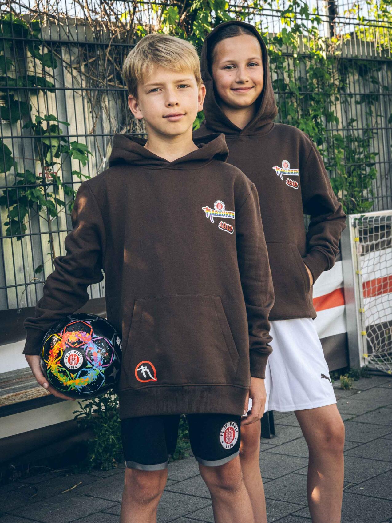 Kinder Kapuzenpullover "Rabauken Sticker"