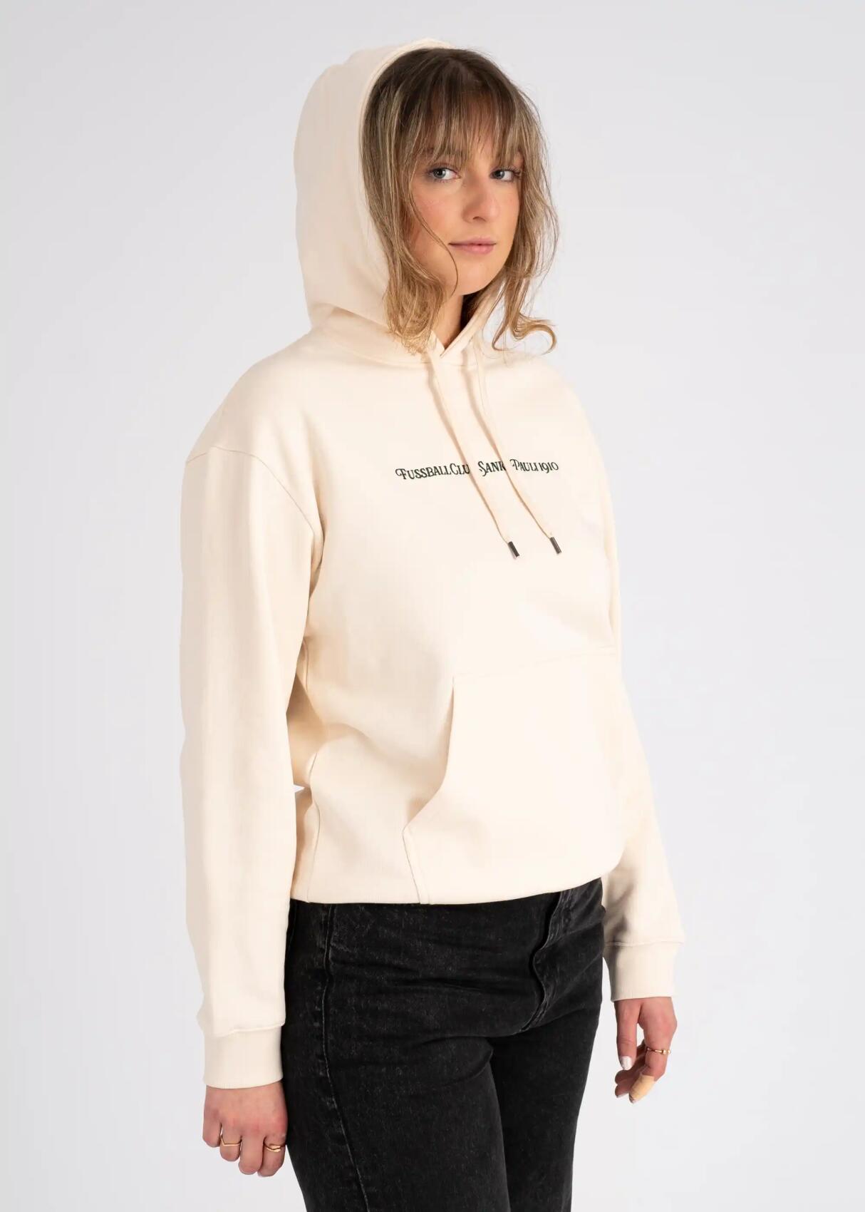 Kapuzenpullover "Fussball Club 1910" creme
