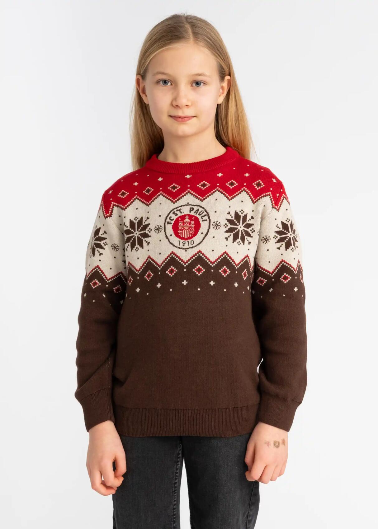 Weihnachtspullover Kinder Logo 2025