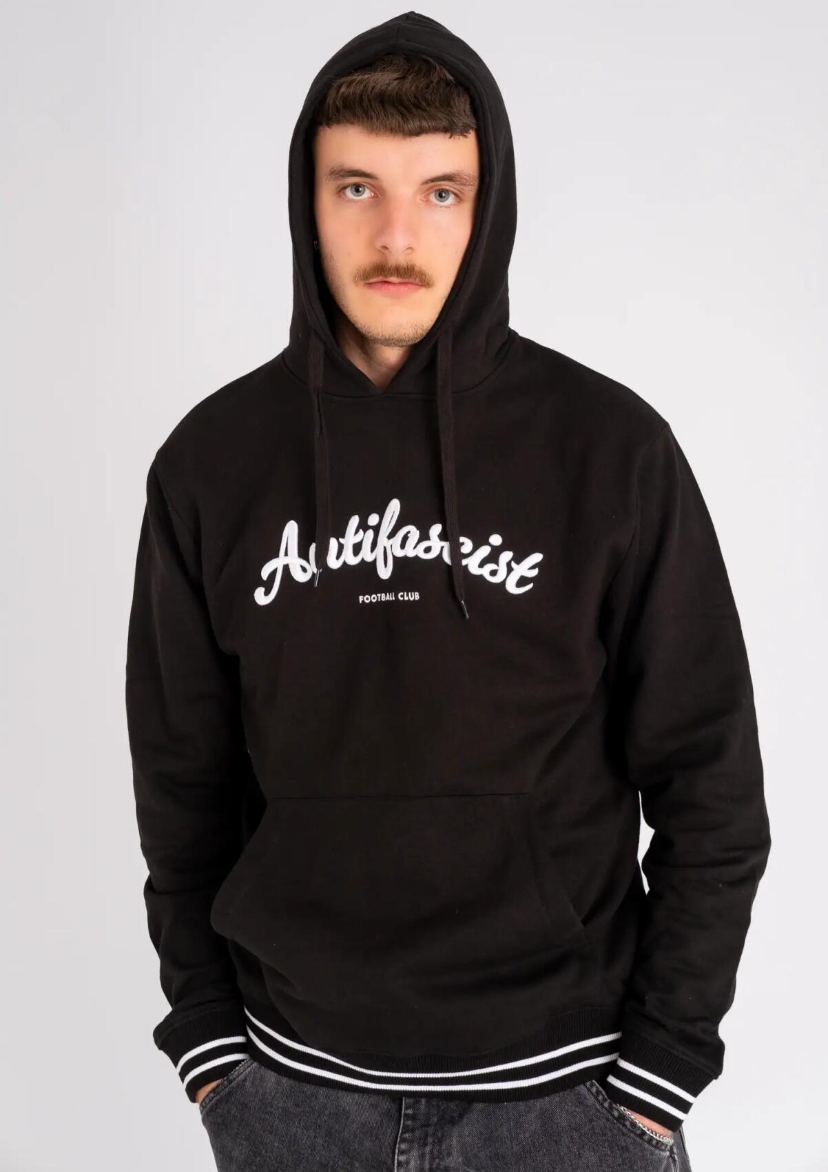 Kapuzenpullover "Antifascist Script"