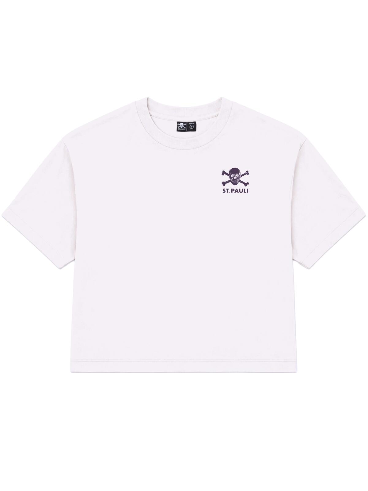 T-Shirt "Rose / Plum" cropped