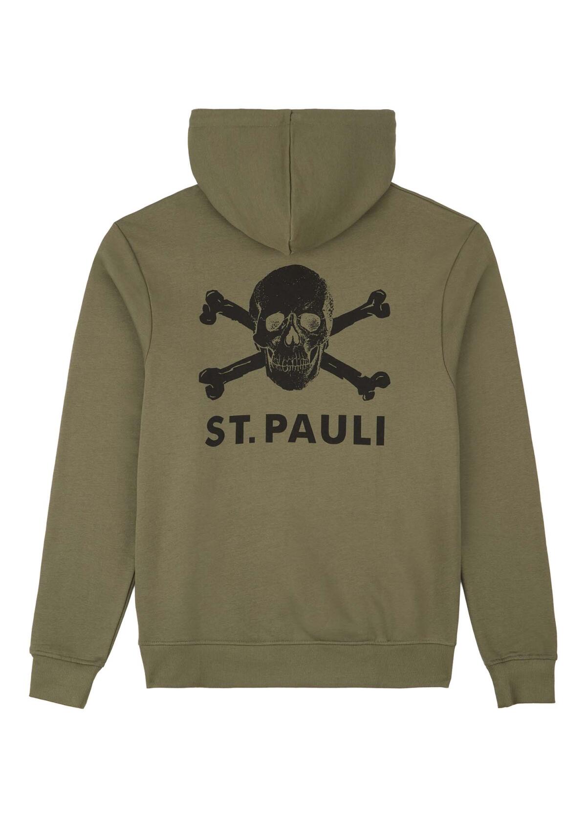 Kapuzenpullover "Black / Olive"