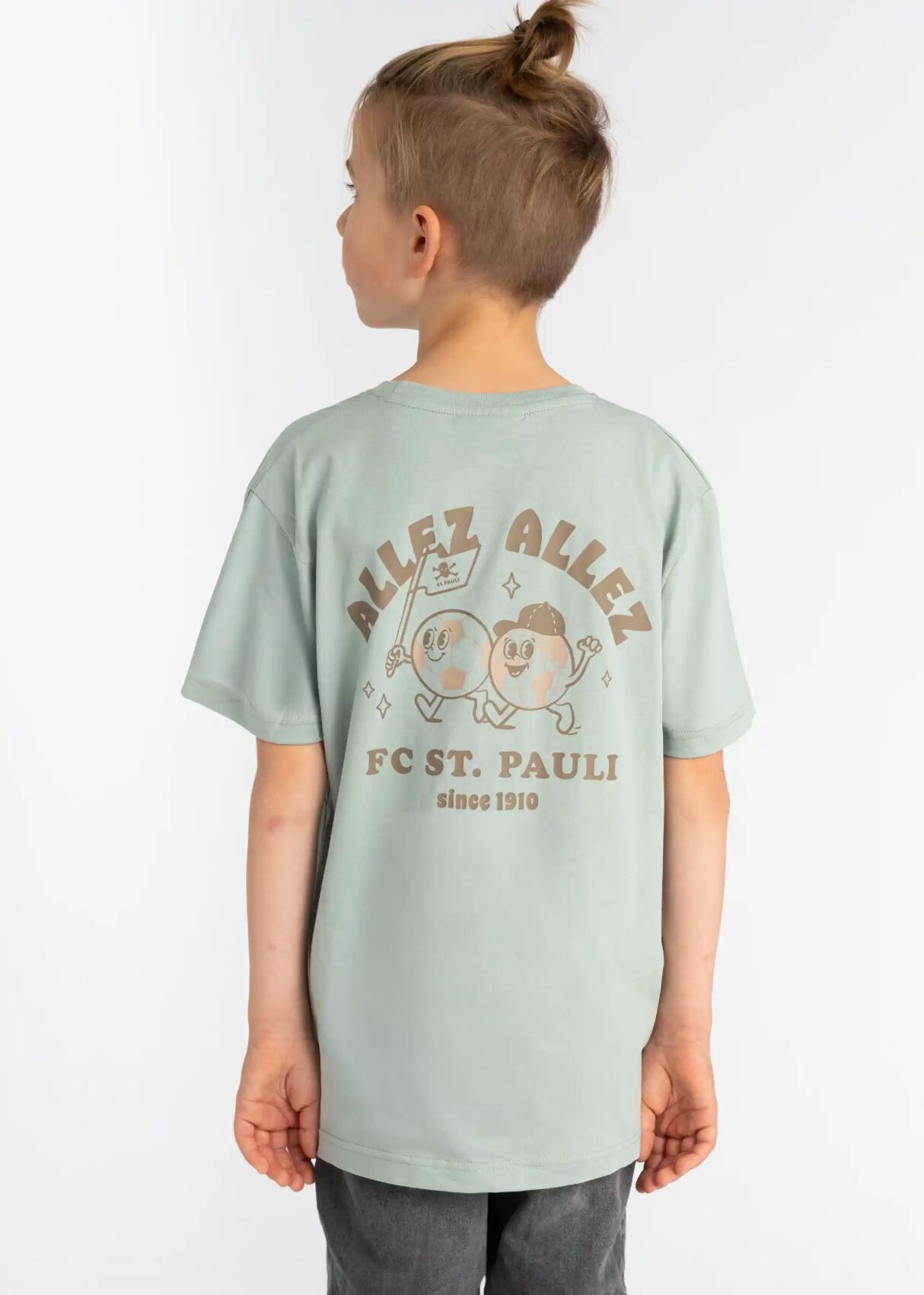 Kinder Tshirt "Allez Allez" mint