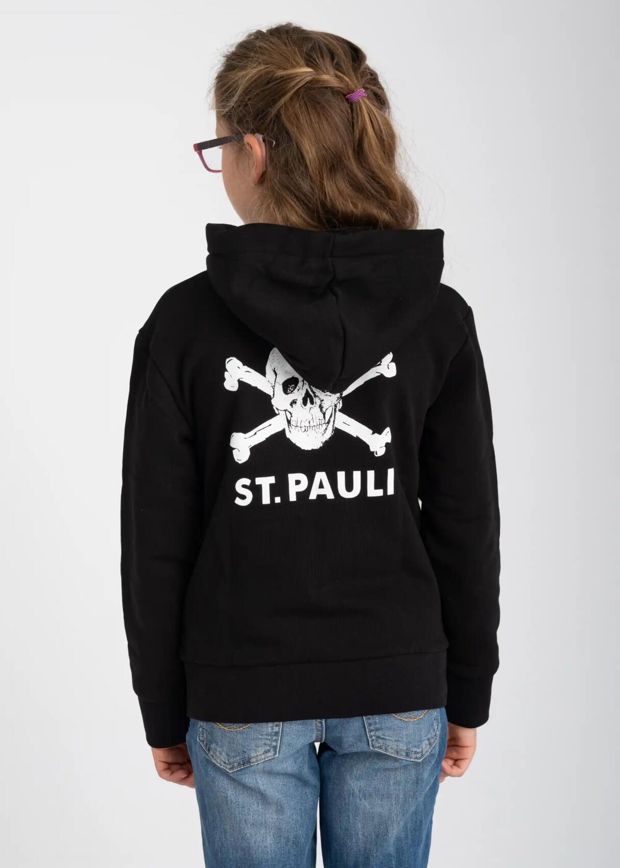 Kinder Kapuzenjacke Totenkopf