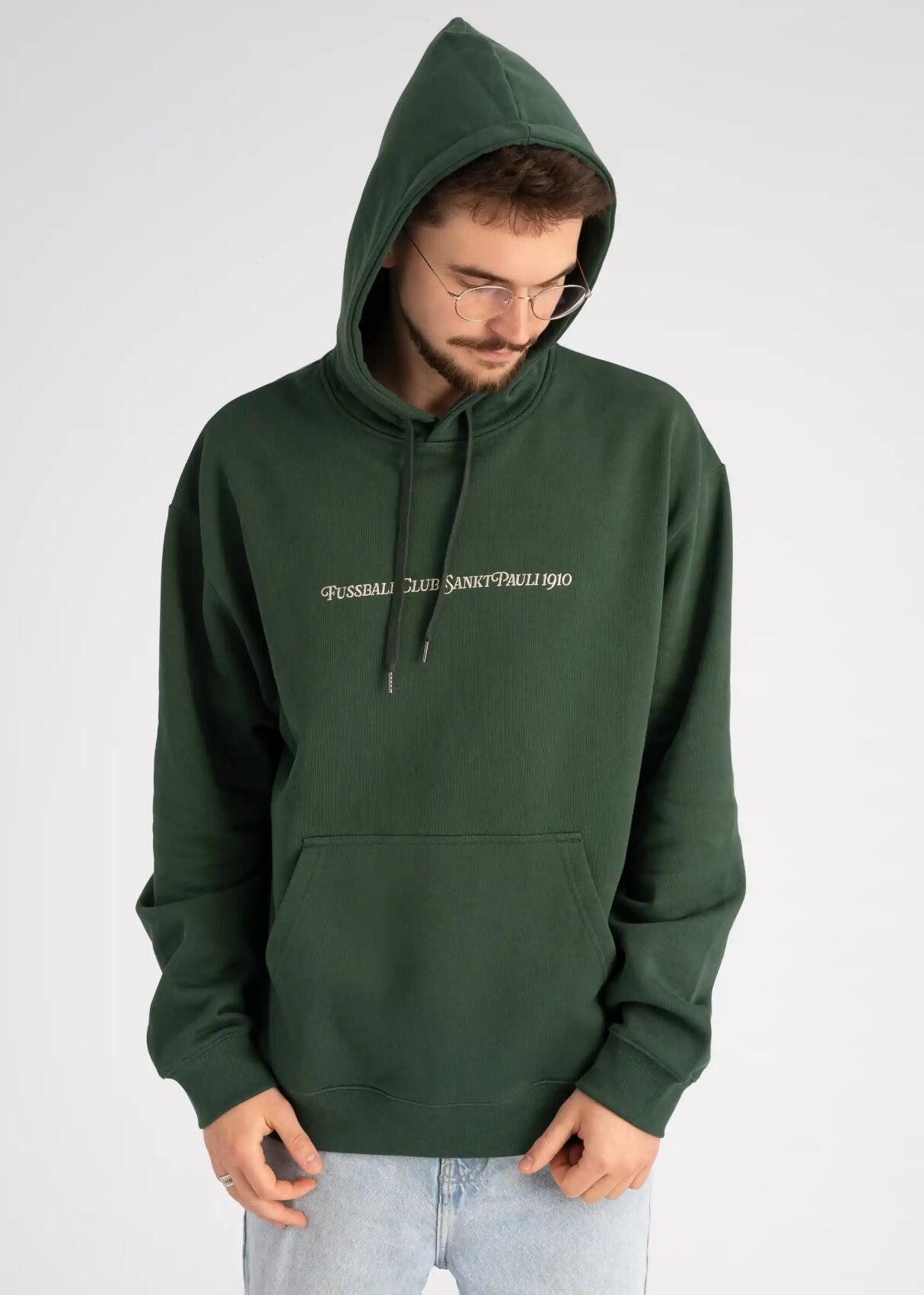 Kapuzenpullover "Fussball Club 1910" grün