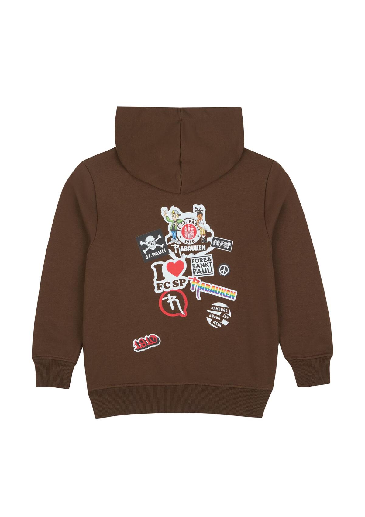 Kinder Kapuzenpullover "Rabauken Sticker"