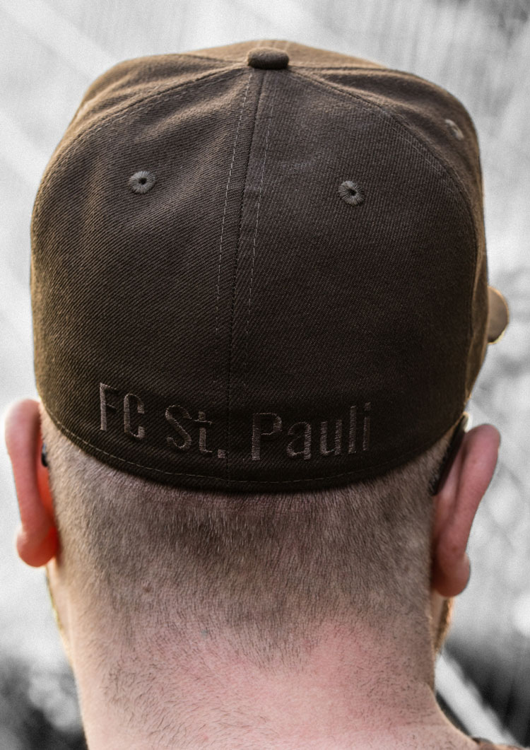 Kappe Logo 59fifty Braun