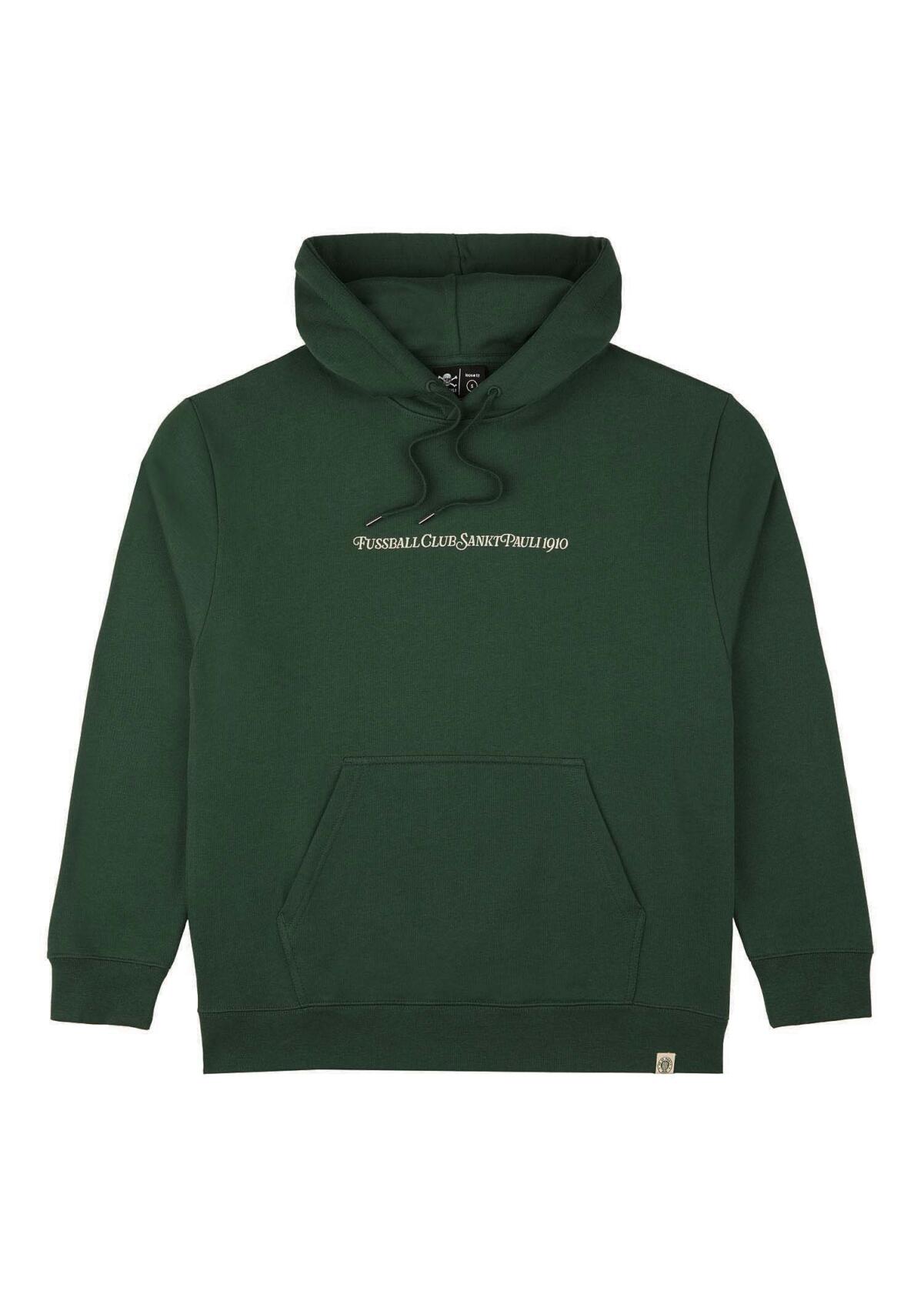 Kapuzenpullover "Fussball Club 1910" grün