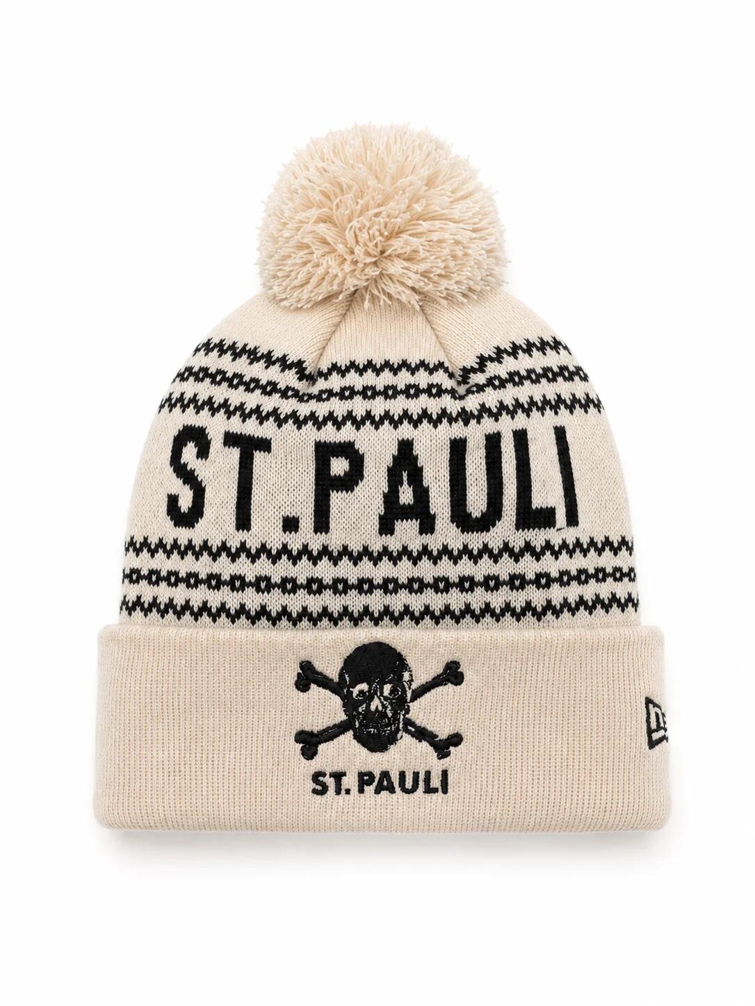 New Era Bommelmütze Totenkopf