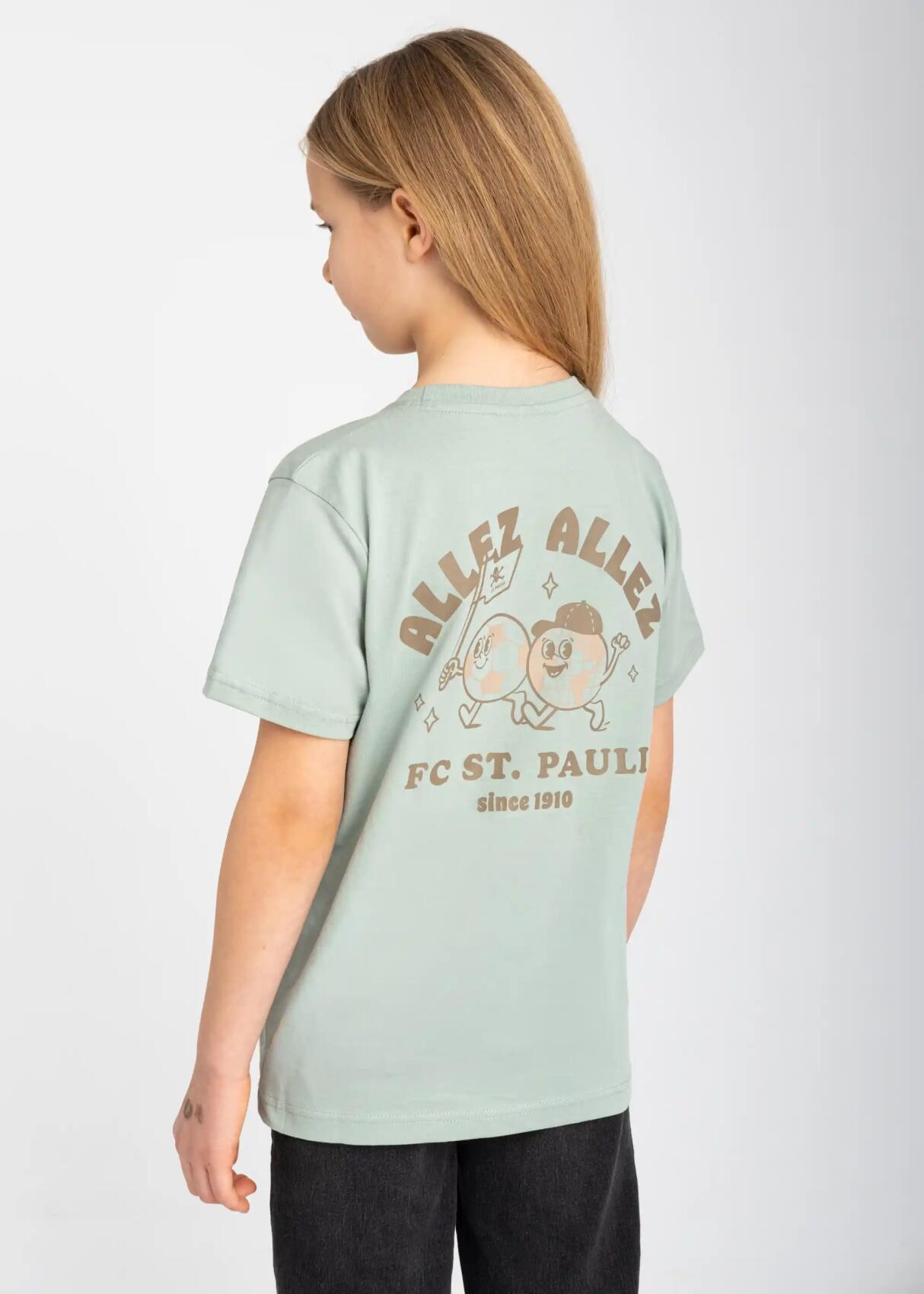 Kinder Tshirt "Allez Allez" mint