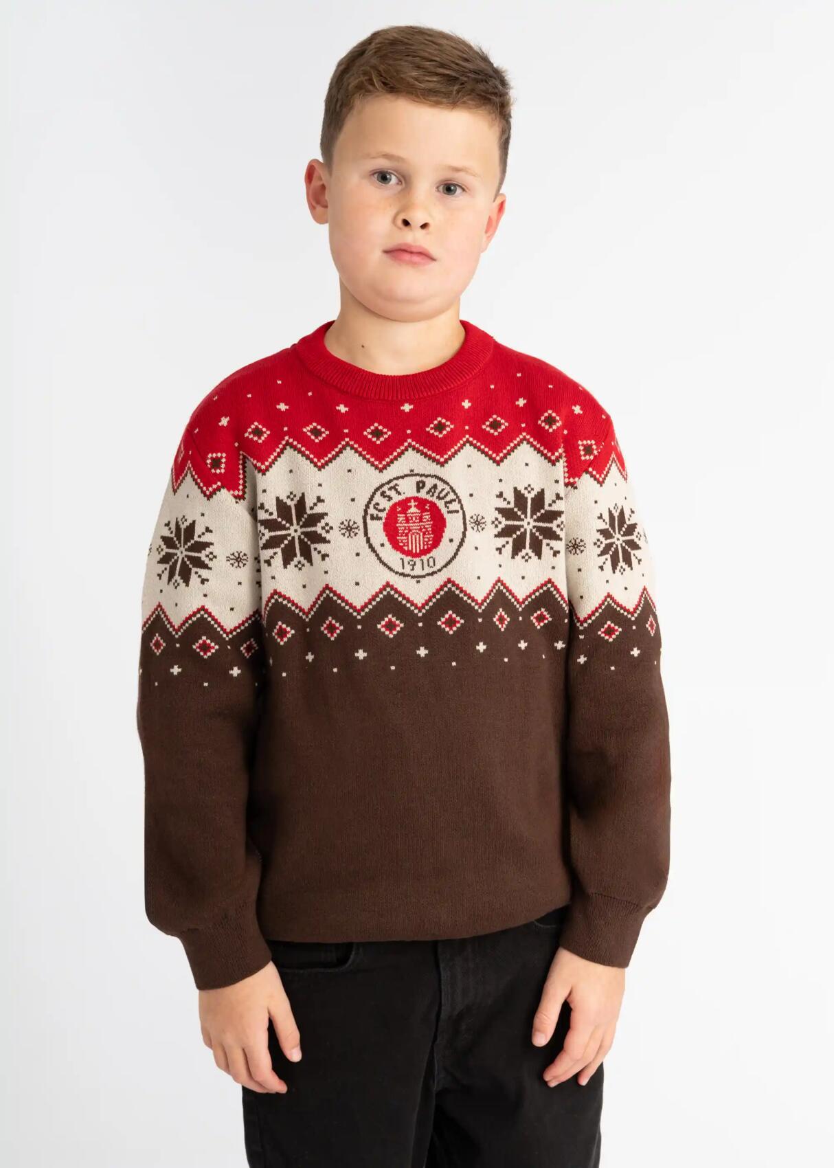 Weihnachtspullover Kinder Logo 2025