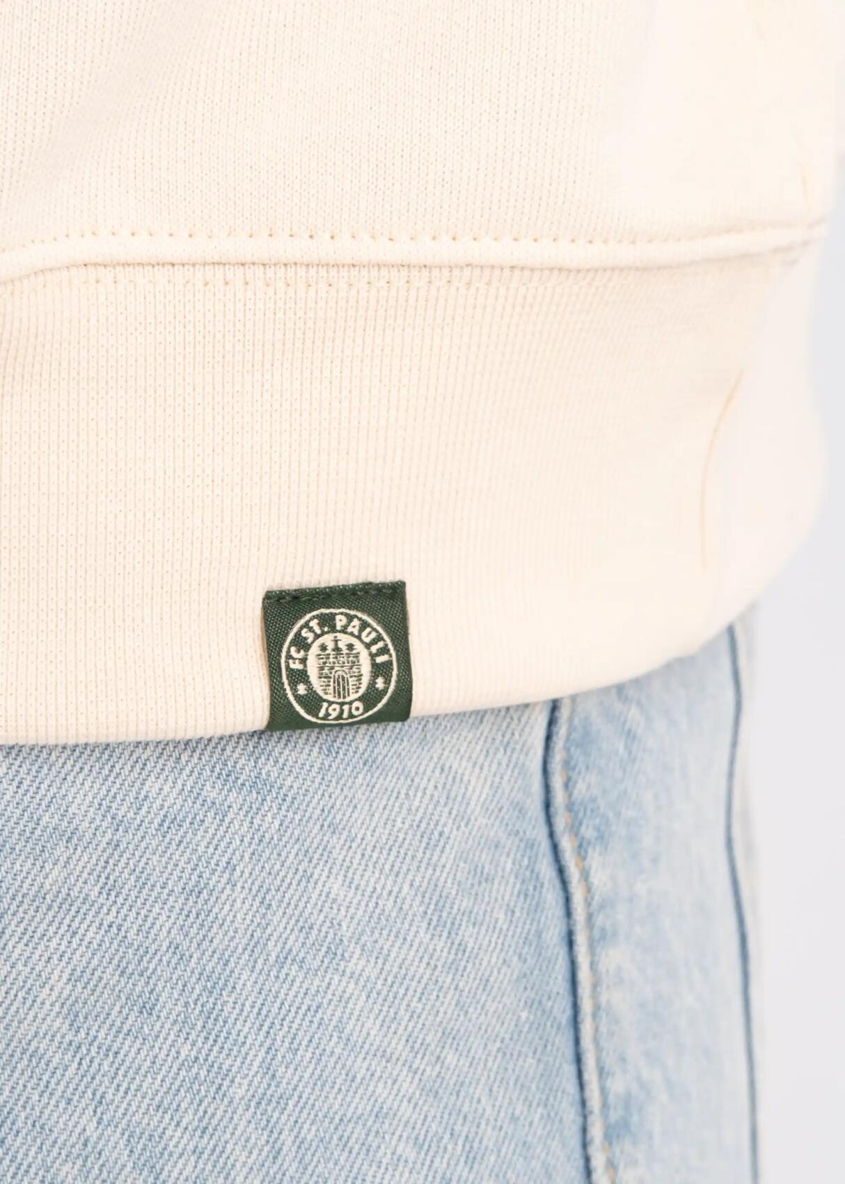 Kapuzenpullover "Fussball Club 1910" creme