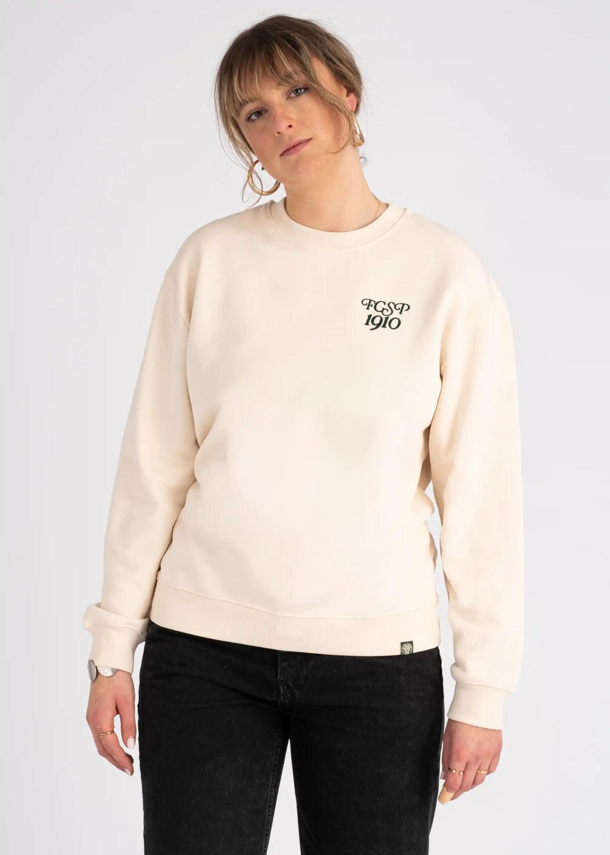 Sweater "Fussball Club 1910" creme