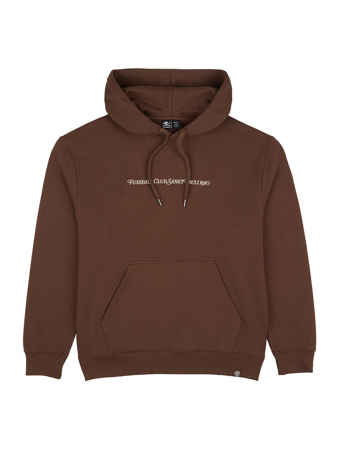 Kapuzenpullover "Fussball Club 1910" braun