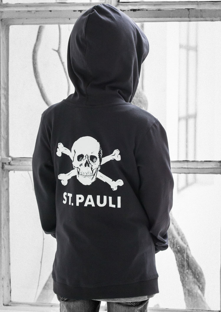 Kinder Kapuzenjacke Totenkopf